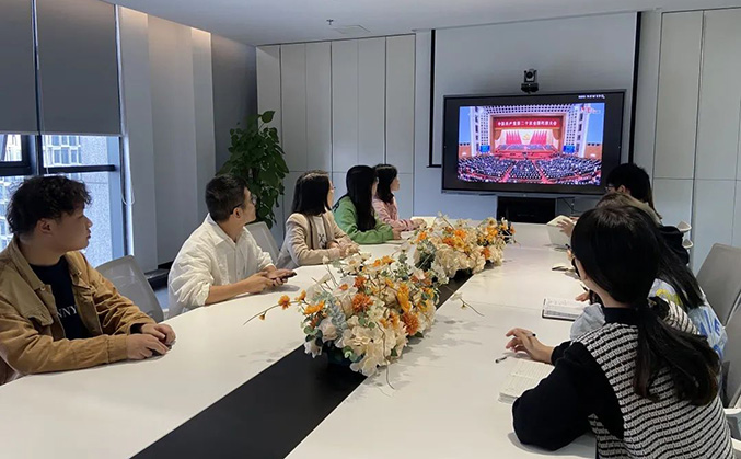 党建引领｜华宸咨询党支部组织观看学习二十大